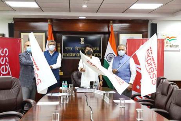 Civil Aviation Minister initiates the direct flight facility from Indore to Sharjah