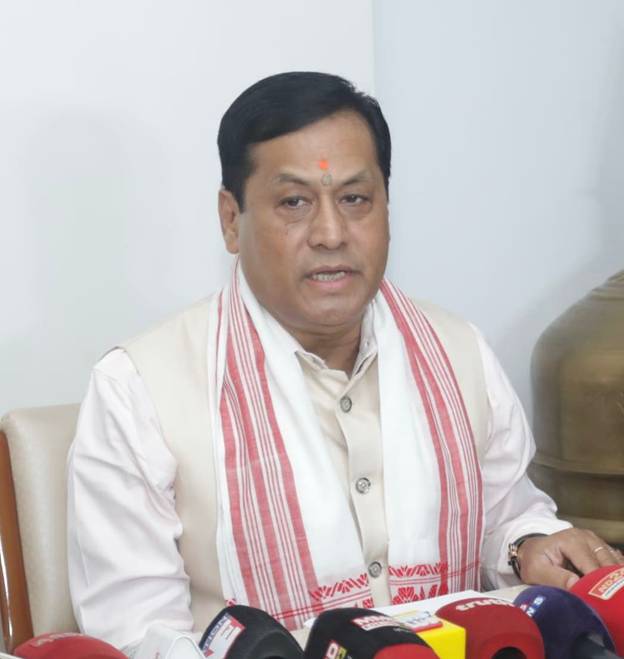 Union Minister Sarbananda Sonowal announces the Assam government's 60-year land lease for a prime parcel in Mumbai's Colaba district.