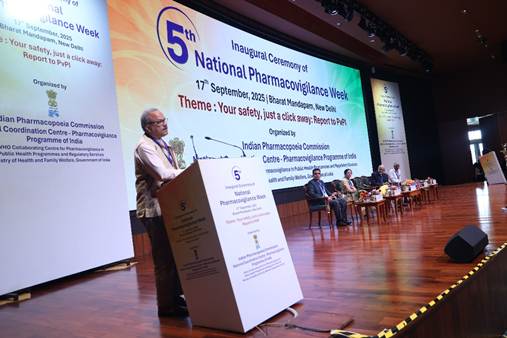 The Indian Pharmacopoeia Commission (IPC), acting as the National Coordination Centre for the Pharmacovigilance Programme of India (NCC-PvPI), inaugurated the 5th National Pharmacovigilance Week (NPW)