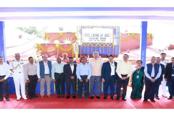 GRSE Lays Keel for ARS GRSE ARS