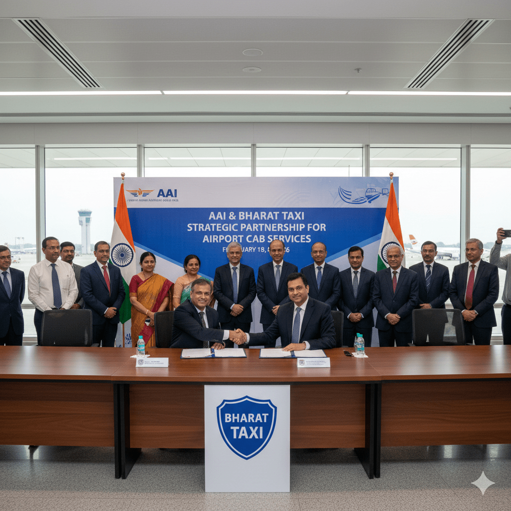 AAI and Bharat Taxi partnership