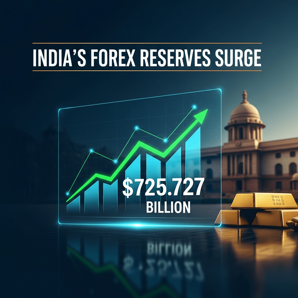 India's forex reserves surge