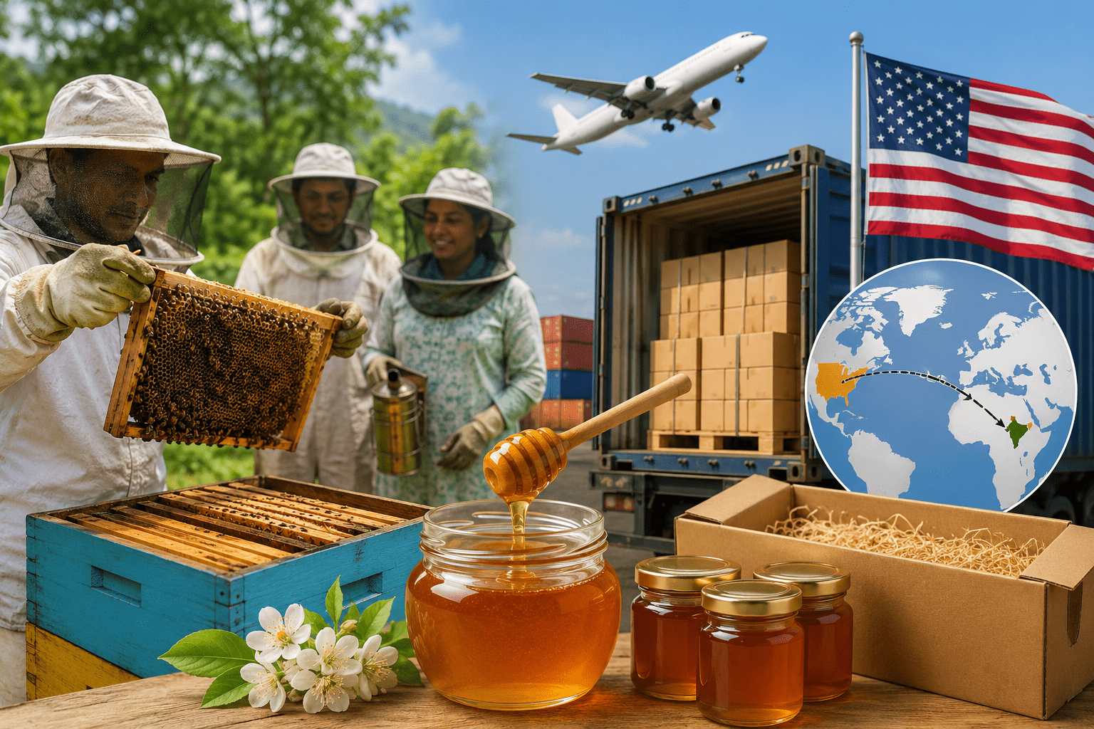 Honey export from Assam