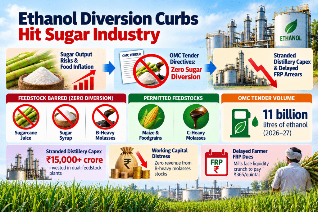 Ethanol diversion curbs