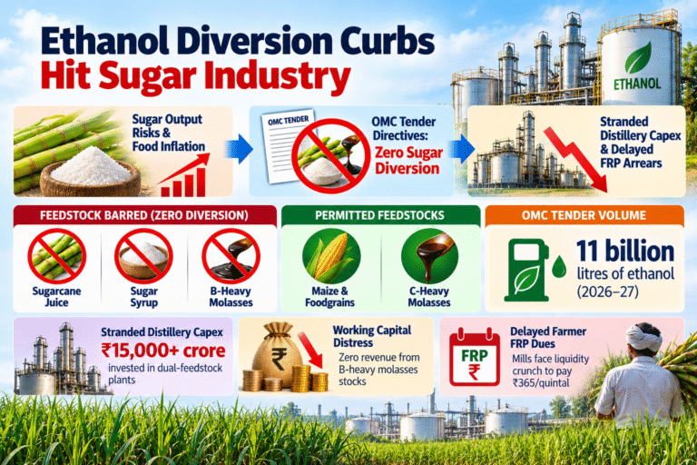 Ethanol diversion curbs