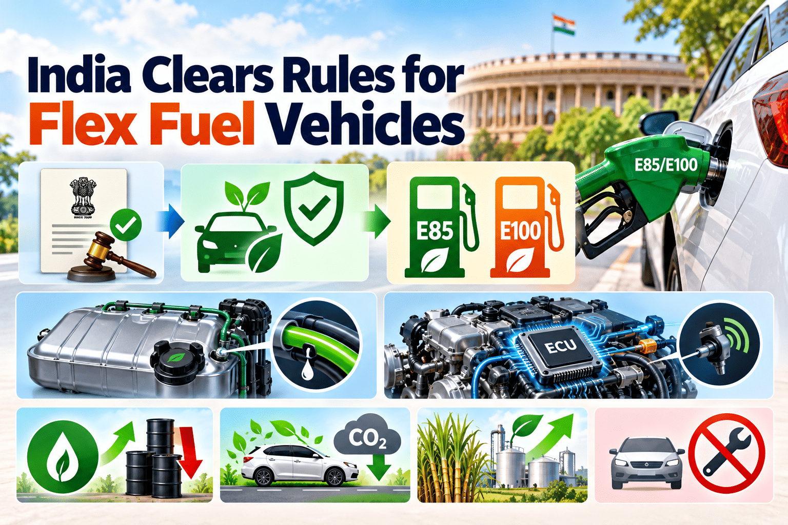 Flex fuel vehicles